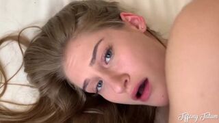 "Thank You For My Breakfast" - Petite Teen Enjoys Good Morning Wake Up Fuck - Tiffany Tatum