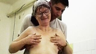 grandma first time rough fucked