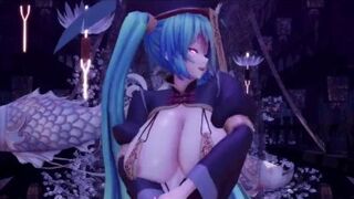 Mmd r18 miku hatsune from princess like looking to sexy hot demon succubus will make you scream