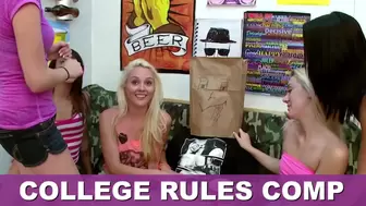 COLLEGERULES - Epic College Compilation Starring Daisy Summers, Mia Hurley, Zoey Monroe And More