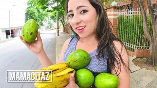 CARNEDELMERCADO - Big Booty Latina Francis Restrepo Picked Up For Amazing Casual Sex