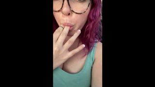Naughty Slut Masturbates in Busy Walmart Parking Lot & Orgasms