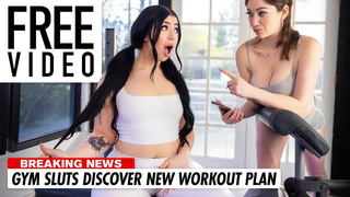 Thick Influencer Holly Day Got Horny For Lesbian Gym Trainer Alyx Star