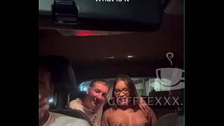 HUSBAND offered HOT WIFE to the UBER DRIVER!! GIFTED NEGÃO who didn't waste time ate his NAUGHTY WIFE'S ASS - Lina Nakamura - John Coffee - lewa