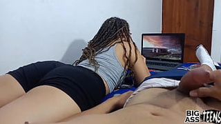 WE ARE ALONE WITH DAUGHTER, Being alone with stepfather he fucks me hard because I have a better ass than my stepmother