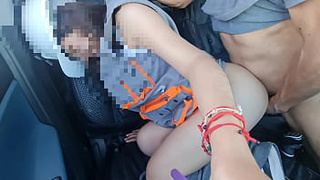 Civil engineer Nataly fucking in the car at the snack