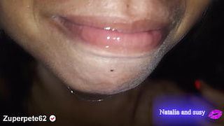 my sexy girlfriend Susy sucks my cock and swallows all the semen, not a drop is wasted