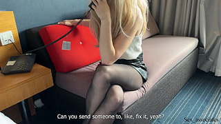 "Did you just put your dick into my asshole? I am your stepmother!!! It's so inapropriate!!!" Sharing a bed with my strick stepmom ended up with an unexpected ass fuck.