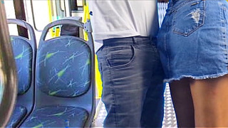 Young student gets groped on the bus!