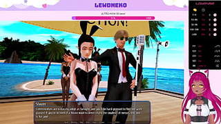 VTuber LewdNeko Plays Harem Hotel Part 1
