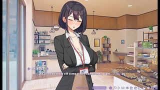 Summer Clover [ HAREM HENTAI GAME ] Ep.20 creampie my BOSS made her SQUIRT in front of the MIROR !