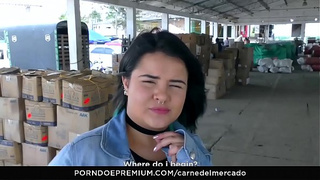 CARNE DEL MERCADO - Naughty Latina Newbie Fucked Hard