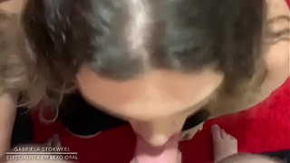 Gabriela Stokweel - Taking cum in her mouth