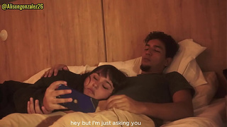 I'm sleepy stepbrother, let me lie on your legs, but don't put your penis in my mouth please!!