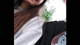 18 YO tinder date enjoys a hard fuck with a stranger just met in the park