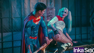 Superman inserts Harley Quinn's bat into his anus to save the world.