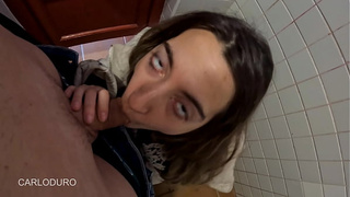 Safira Yakkuza Cumwalk in the park, public flashing, public toilet, facial cumshot [full vid available] - Carlo Duro