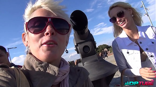 Couples exchange with blondes with perfect asses and anal included, part 1