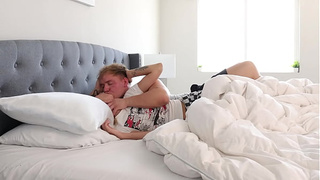 Passionate Morning Sex With Petite Girlfriend - Millie Morgan