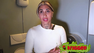 Bareback anal sex, ass to mouth. BBC for slut Valeria del Rio, another interracial on Nigged