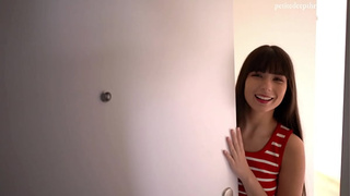 Neighbor Fixes My Oven So I Let Him Fuck Me - Blowjob, Doggy, Cum Swallow