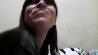 My sweet dog tells me to stop recording to fuck her deliciously.