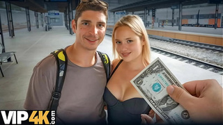 VIP4K. Romantic trip ended with a very hardcore cheating in the WC