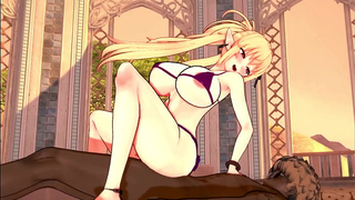 The horniest Elf gets fucked until she moans with pleasure