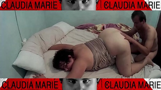 Burning the fat woman's ass with candles and a good anal meal. Candle fetish and heat pain with wax. This fat woman has no limits