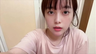 A hairy college girl masturbates by touching her smelly pussy after coming home from the gym.