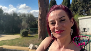 Sally and Jade, lovely women, gobble a cock