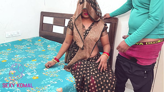 Bihari Komal Bhabhi went to give water to brother-in-law and felt dizzy and fell on him right there, the game started behind the veil.