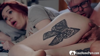 Hot Step Mom With Red Hair Gets Pounded Hard In Her Pussy