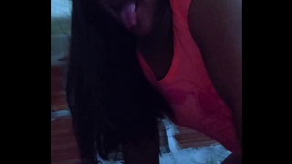 My friend enjoys drinking semen and riding my cock hard.