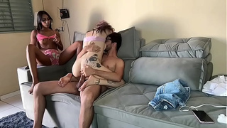 My friend lent me her boyfriend's dick so I could sit on it