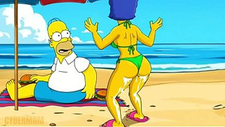 Married Housewife Loves Sucking and Fucking Big Black Cocks. Cartoon Parody. The Simpsons parody. Best Compilation Slut Wife