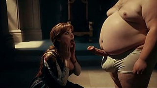 Fiery Braided Redhead Princess Broken – Innocent Winter Royal Turns Into Cum-Guzzling Cowgirl Slut