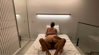 The way the neighbor rides is different.