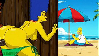 Married Housewife Gets Fucked By Everyone Except Her Cuckold Husband. Best Cartoon Compilation. Simpson Parody