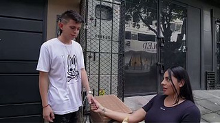 A HOT BET GOES WRONG AND THE EMPANADA VENDOR ENDS UP FUCKING A BIG-BREASTED MILF - ANDRES PAUL