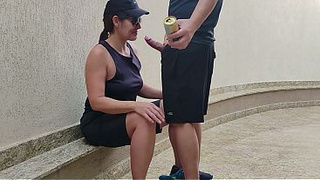 Lesbian having sex with friend after losing a bet - Eating lesbian sex is too good.