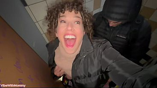 Stepson's Forbidden Public Anal Pussy Raid: Mom's Riskiest Sneaky Bathroom Breeding Ever