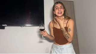 I pay the neighbor I owed rent with hot sex.