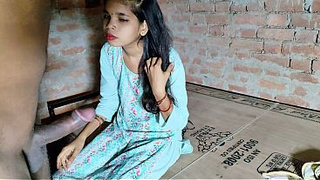 Indian girl getting fucked by her stepbrother for the first time.