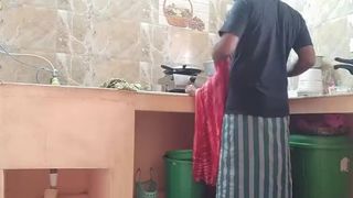 Indian desi worker girl secretly fucked by her land holder with condom
