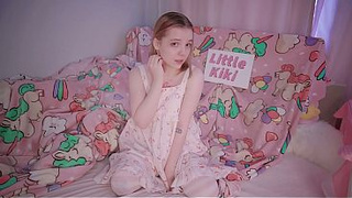 TEEN girl riding BIG step DADYY s DICK