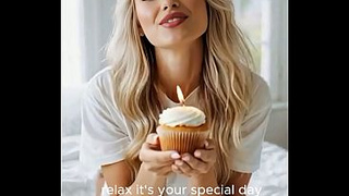 Stepdaughter Gives Stepdad The Best Birthday Gift - Creampie Surprise (AI-Generated)