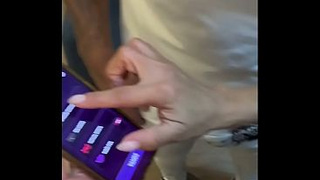 "Come see, cuckold, look what this dick does to your little wife" - This Brazilian married woman is a delight, she fucked a big black guy and even humiliated her cuckold husband.