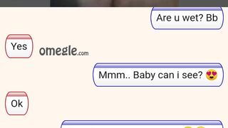 American cute teen uncovers herself and masturbates for me on omegle.