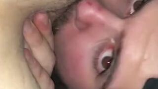 Quick fuck on the floor after he eats her pussy